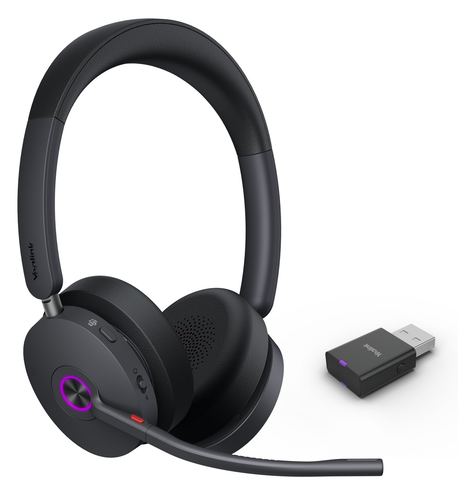 Yealink WH68 Hybird - Headset - On-Ear - DECT / Bluetooth