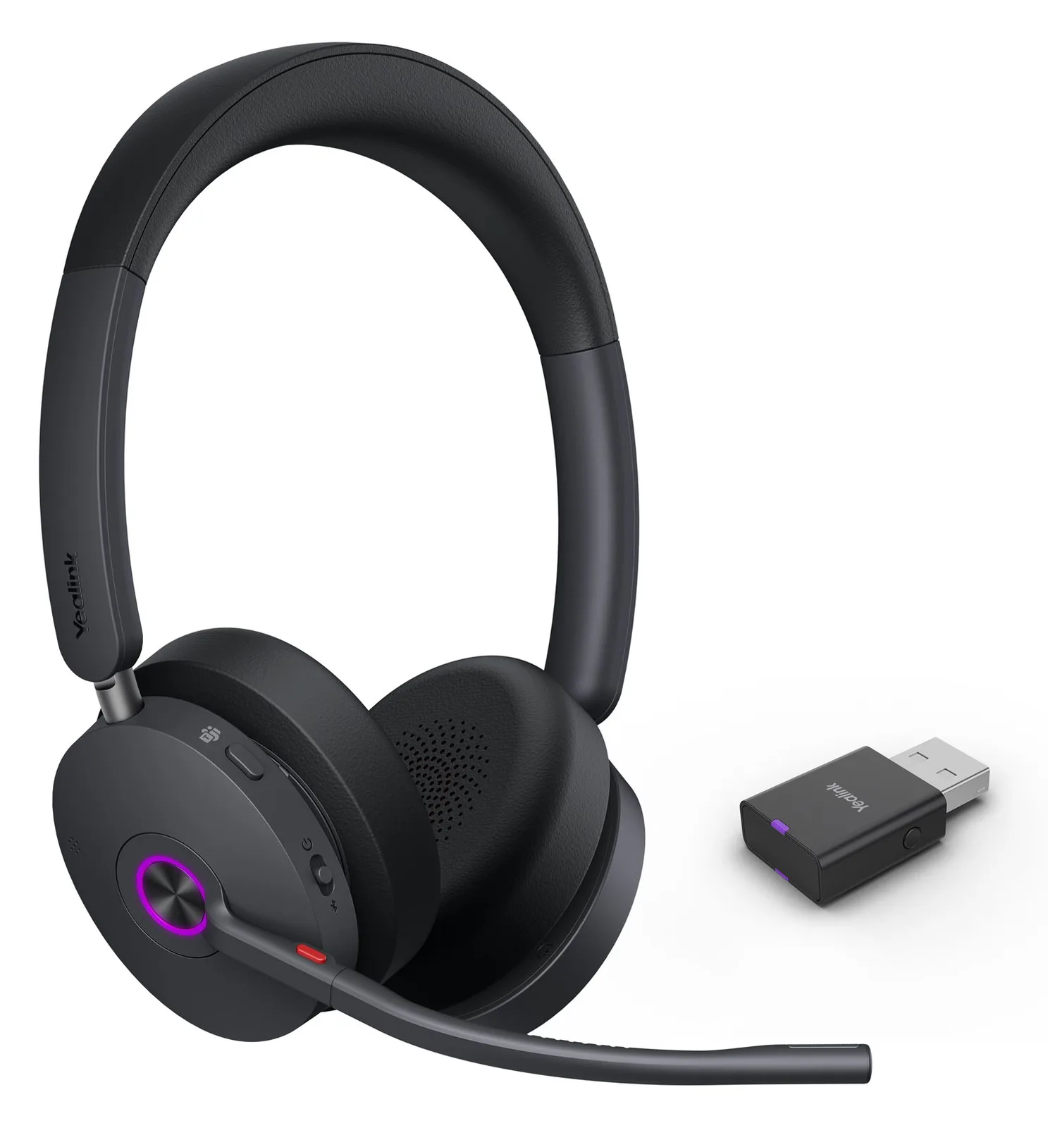 Yealink WH68 Hybird - Headset - On-Ear - DECT / Bluetooth, Ansicht 3