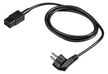 Rittal DK - Stromkabel - CEE 7/4 (M) gewinkelt bis IEC 60320 C19 16A von LumaTech