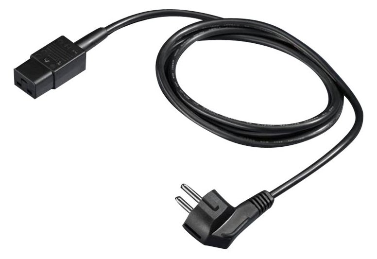 Rittal DK - Stromkabel - CEE 7/4 (M) gewinkelt bis IEC 60320 C19 16A