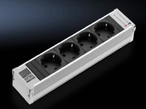 Rittal Steckdosenleiste (Plug-In-Modul) - Ausgangsanschlüsse: 4 (power CEE 7/7)