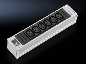 Rittal Steckdosenleiste (Plug-In-Modul) - Ausgangsanschlüsse: 6 (power IEC 60320 C13) von LumaTech