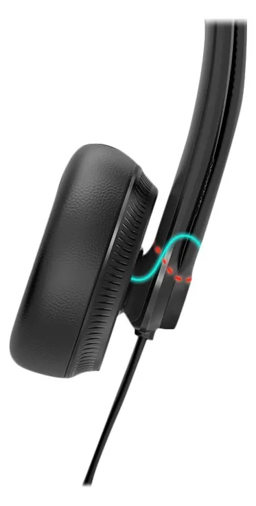 Yealink YHS34 Mono - Headset - On-Ear - kabelgebunden, Ansicht 3