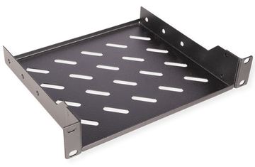 ROLINE 10 Zoll Fachboden 1 HE 200 T schwarz von LumaTech