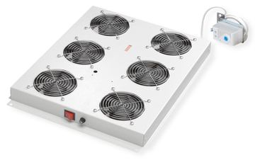 ROLINE 19 Zoll Dachlüftereinheit 6 Lüfte Thermostat grau von LumaTech