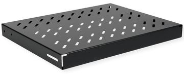 ROLINE 19 Zoll Fachboden 1 HE 350 T 50 kg schwarz von LumaTech