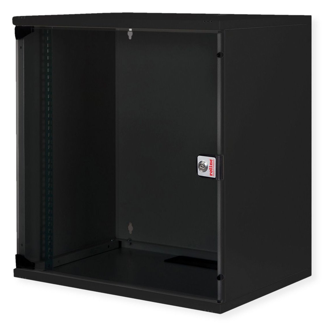 ROLINE 19 Zoll Wandgehäuse Basic 12 HE 540x400 BxT Bausatz schwarz - Wandgehäuse