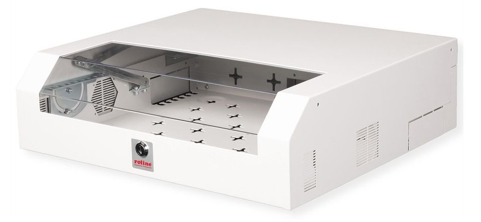 ROLINE 19 Zoll Wandgehäuse Basic 5 HE kurz grau - Wandgehäuse
