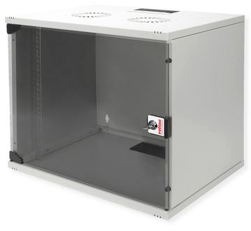 ROLINE 19 Zoll Wandgehäuse Basic 7 HE 540x400 BxT Bausatz grau - Wandgehäuse von LumaTech
