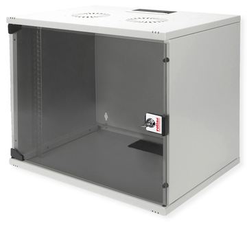 ROLINE 19 Zoll Wandgehäuse Basic 9 HE 540x400 BxT Bausatz grau - Wandgehäuse von LumaTech