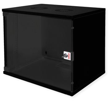 ROLINE 19 Zoll Wandgehäuse Basic 9 HE 540x400 BxT Bausatz schwarz - Wandgehäuse von LumaTech
