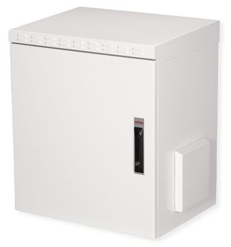 ROLINE 19 Zoll Wandgehäuse Pro 12 HE 600x450 BxT IP55 outdoor grau von LumaTech