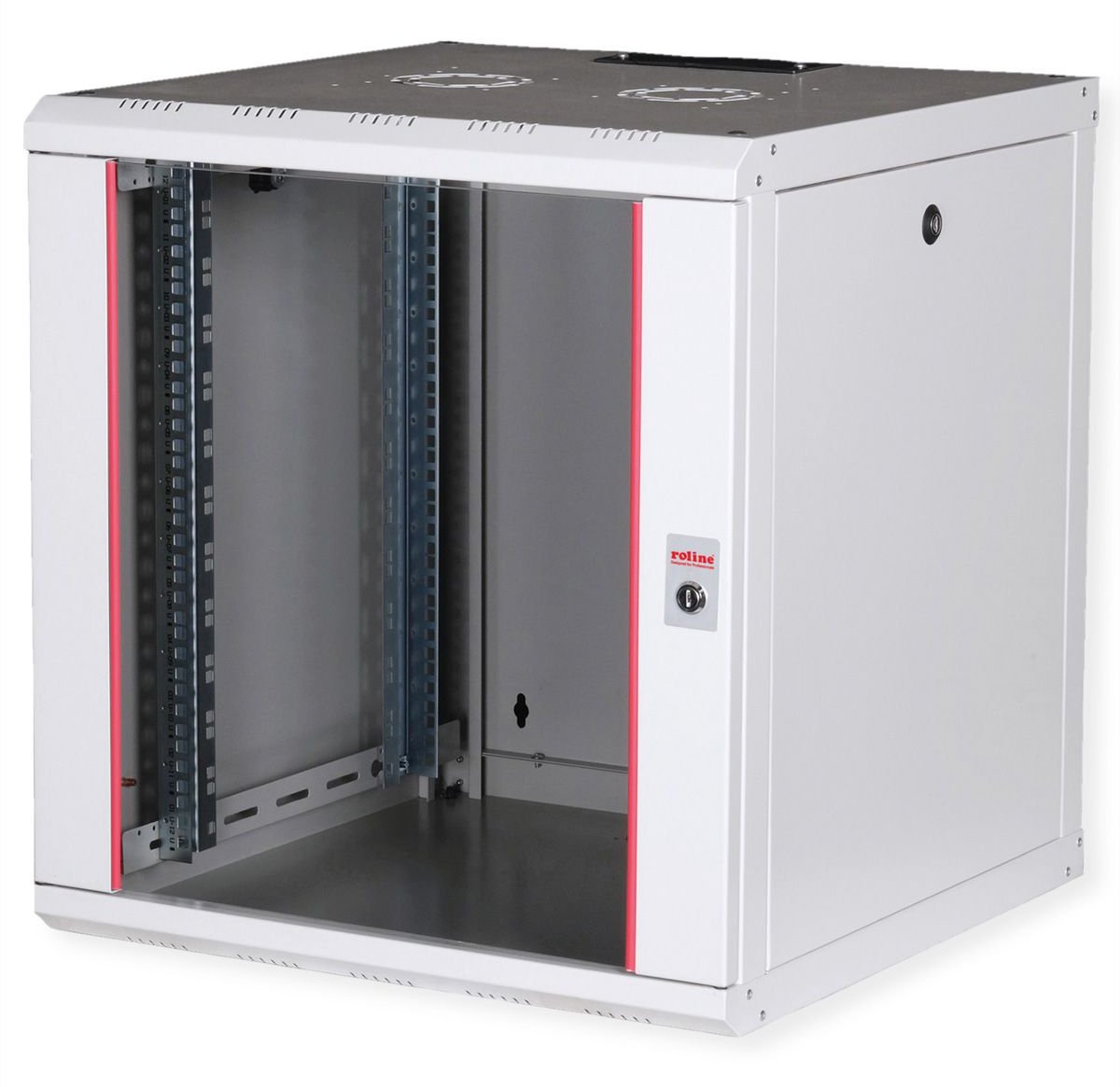 ROLINE 19 Zoll Wandgehäuse Pro 12 HE 600x600 BxT grau - Wandgehäuse