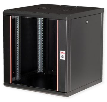 ROLINE 19 Zoll Wandgehäuse Pro 12 HE 600x600 BxT schwarz - Wandgehäuse von LumaTech