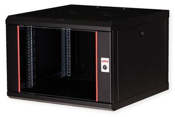 ROLINE 19 Zoll Wandgehäuse Pro 7 HE 600x600 BxT schwarz - Wandgehäuse von LumaTech