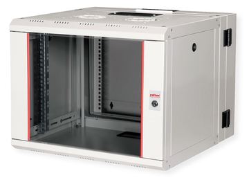 ROLINE 19 Zoll Wandgehäuse Pro 7 HE 600x600 BxT zweiteilig schwenkbar grau - Wandgehäuse von LumaTech