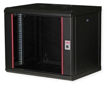 ROLINE 19 Zoll Wandgehäuse Pro 9 HE 450x600 BxT schwarz - Wandgehäuse von LumaTech