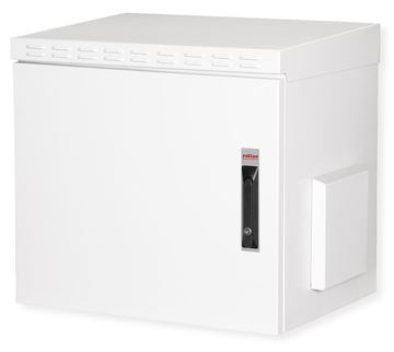 ROLINE 19 Zoll Wandgehäuse Pro 9 HE 600x450 BxT IP55 outdoor grau von LumaTech