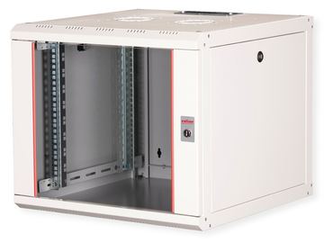 ROLINE 19 Zoll Wandgehäuse Pro 9 HE 600x600 BxT grau - Wandgehäuse von LumaTech