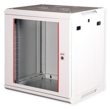 ROLINE Basic Plus - Gehäuse Netzwerkschrank - 600x450 BxT - geeignet für Wandmontage - RAL 7035, Hellgrau - 12U - 19 von LumaTech