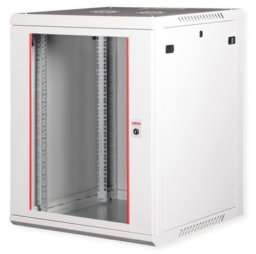 ROLINE Basic Plus - Gehäuse Netzwerkschrank - 600x600 BxT - geeignet für Wandmontage - RAL 7035, Hellgrau - 15U - 19 von LumaTech