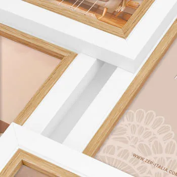 Zep Ayas 6Q, Bilderrahmen-Set, MDF-Platten, Weiß, Wand, 10 x 15 cm, Landschaftsportrait, Ansicht 3