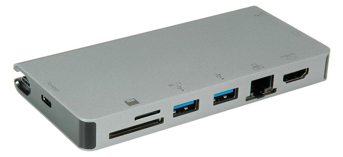 ROLINE Dockingstation - USB-C 3.2 - VGA, HDMI