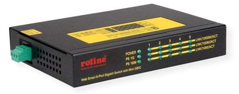 ROLINE Gigabit Ethernet Industrial Switch - Switch