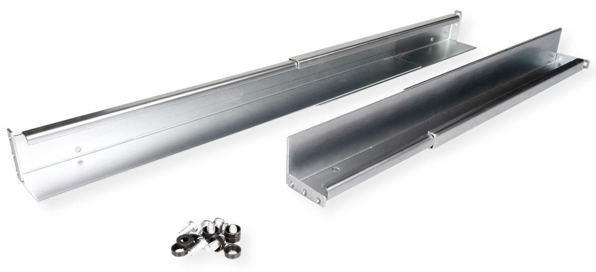 ROLINE Gleitschienen Set tiefenvariabel 500 bis 750mm inkl