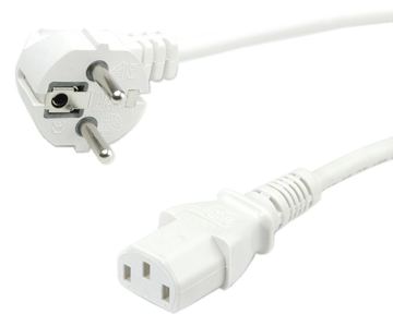 ROLINE GREEN Stromnetzk. Schutzk.-C13 LSOH 1.8m weiß - Strom/Netzteil - 1,8 m von LumaTech