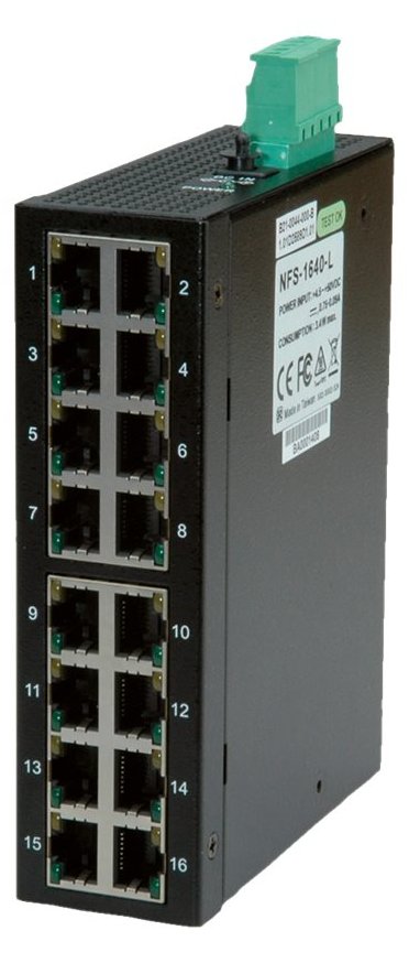 ROLINE Industrial Fast Ethernet Switch - Switch