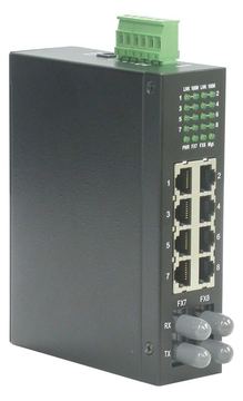 ROLINE Industrie - Switch - unmanaged - 6 x 10/100 + 2 x 100Base-FX + 2 x Shared 100Base-FX von LumaTech