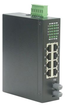 ROLINE Industrie - Switch - unmanaged - 7 x 10/100 + 1 x 100Base-FX + 1 x Shared 100Base-FX von LumaTech