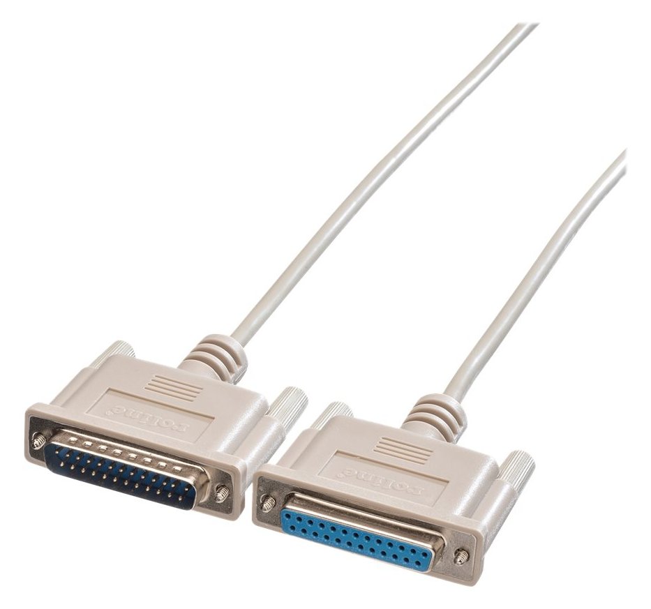 ROLINE Kabel seriell - DB-25 (M) zu DB-25 (W) von LumaTech