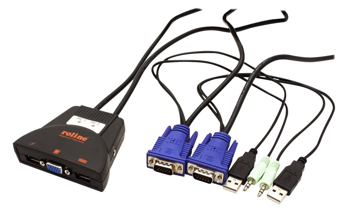 ROLINE KVM 'Star' Switch - KVM-/Audio-Switch