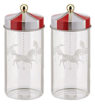Alessi Circus Gewürzbehaelter 2-Set MW68S2 von LumaTech