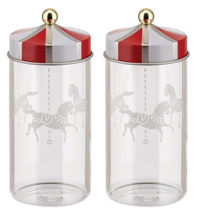 Alessi Circus Gewürzbehaelter 2-Set MW68S2 von LumaTech