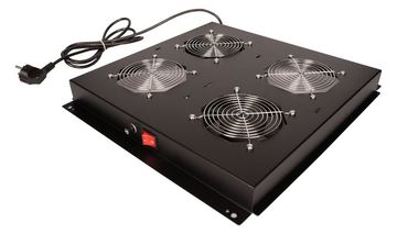 ROLINE Rack - Lüfter Kit - with 2 fans - Dach - Jet Black, RAL 9005 - 48.3 cm (19) von LumaTech