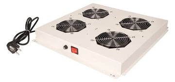ROLINE Rack - Lüfter Kit - with 4 fans - Dach - Hellgrau, RAL 7035 - 48.3 cm (19) von LumaTech