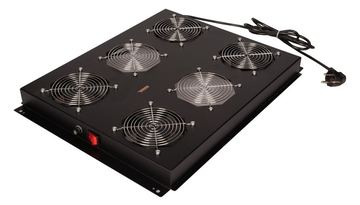 ROLINE Rack - Lüfter Kit - with 4 fans - Dach - Jet Black, RAL 9005 - 48.3 cm (19) von LumaTech