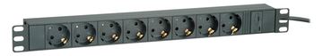 ROLINE Steckdosenleiste (Rack - einbaufähig) - 250 V - 2300 Watt - Eingabe, Eingang IEC 60320 C14 von LumaTech