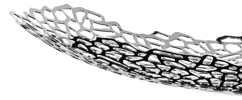 Alessi GV32 Opus Tafelaufsatz aus Edelstahl, Ansicht 3