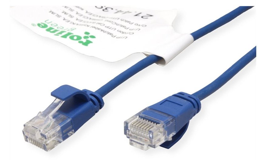 ROTRONIC-SECOMP Roline Green - Patch-Kabel - RJ-45 (M) zu RJ-45 (M) - UTP 1 m grün