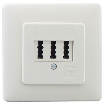 Rutenbeck TAE 2x6/6 NFF Up rw - Anschlussdose, Unterputz von LumaTech