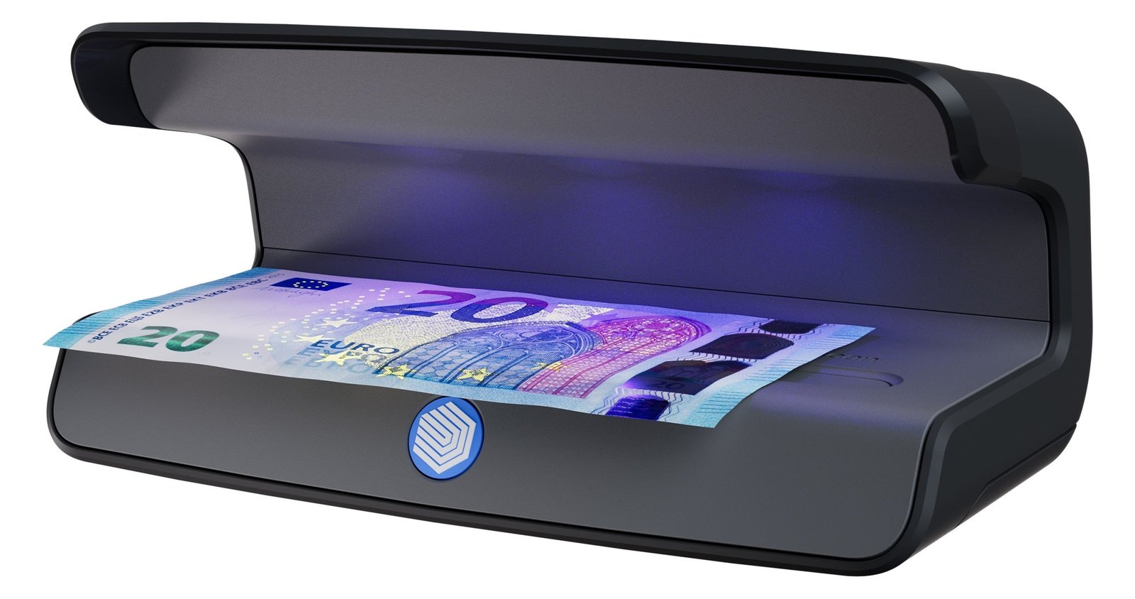 Safescan 55 LED UV Prüfgeraet für Währungen Pässe Schwarz