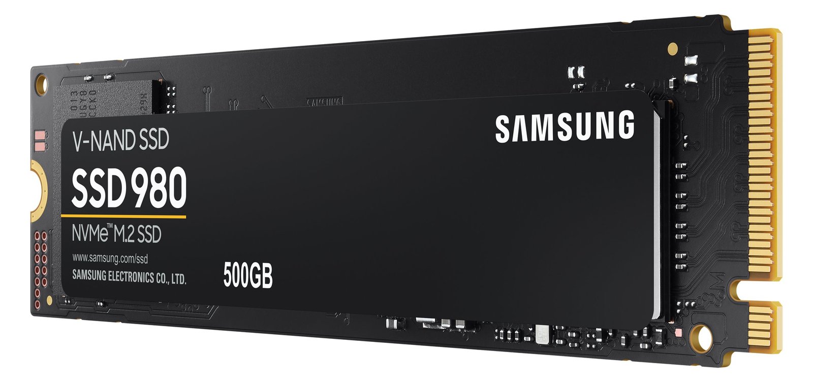 Samsung 980 MZ-V8V500BW - SSD - verschlüsselt - 500 GB - intern - M.2 2280 - PCIe 3.0 x4 (NVMe)