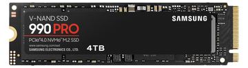 Samsung 990 PRO MZ-V9P4T0BW - SSD - verschlüsselt - 4 TB - intern - M.2 2280 - PCIe 4.0 x4 (NVMe) von LumaTech
