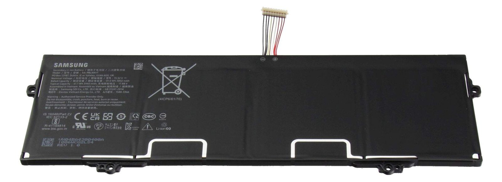 Samsung BA43-00400A Akku 59Wh Original - Batterie - 3.800 mAh