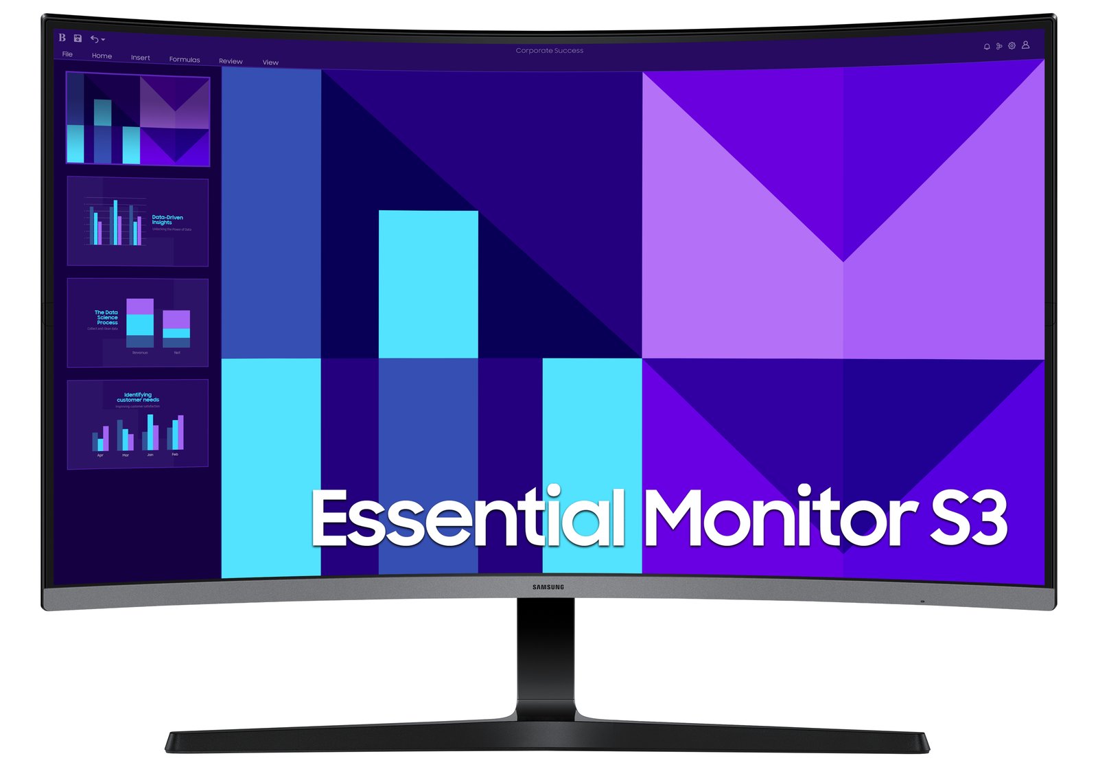 Samsung Essential S3 S32D396GAU - S39GD Series - LED-Monitor - gebogen - 81.3 cm (32)