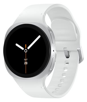 Samsung Galaxy Watch8 - 40 mm - silber - intelligente Uhr mit Sportband - weiß - S/M - Anzeige 3.4 cm (1.34) von LumaTech